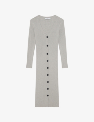 IRO: Soram V-Neck Knitted Maxi Dress