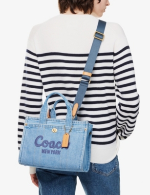 Cargo Denim 26 Small Cotton-Canvas Tote Bag