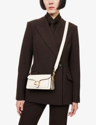 Coach Borsa A Mano Tabby 26 In Pelle Avorio Donna In Chalk