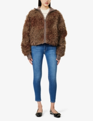 AG: Legging Ankle five-pockets straight-leg high-rise stretch-denim blend jeans