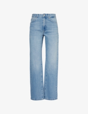 AG: Lanzarote Straight-Leg Denim Jeans