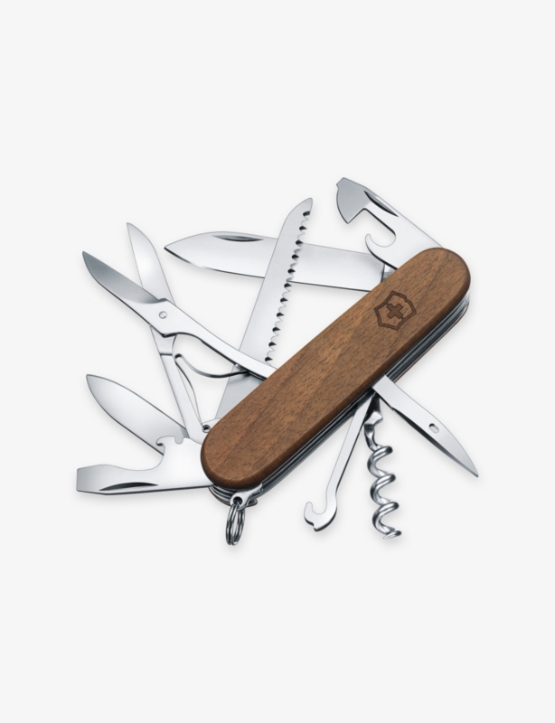 Huntsman wood and alox pocket knife
