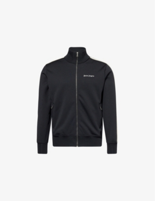 PALM ANGELS: Striped High-Neck Regular-Fit Woven Jacket