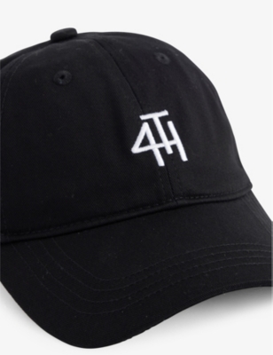 4TH & RECKLESS: Brand-Embroidery Twill Cotton Baseball Cap