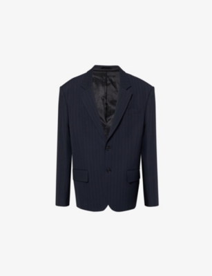 Mens Acne Studios Jotam Pinstripe Regular-Fit Woven Blazer