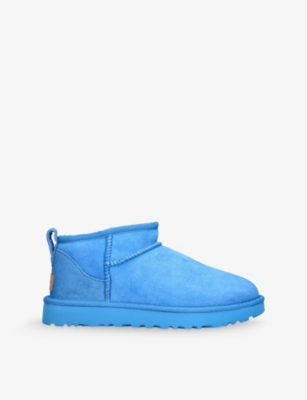 UGG: Classic Ultra Mini suede and shearling boots
