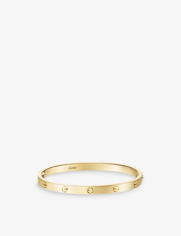 LOVE Medium 18ct Yellow-Gold Bracelet