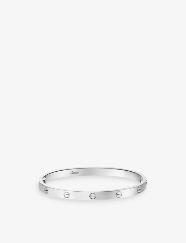 LOVE Medium 18ct White-Gold Bracelet