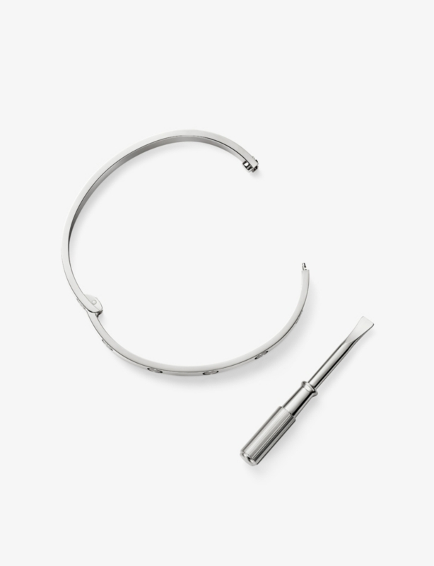 LOVE classic 18ct white-gold bracelet