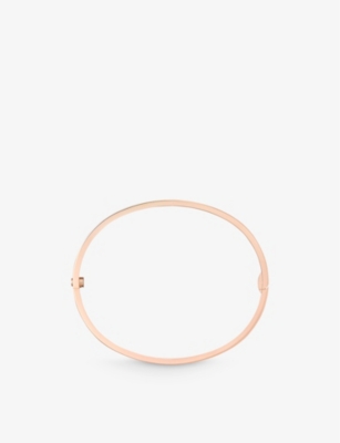 CARTIER: LOVE Small 18ct rose-gold and 10 brilliant-cut diamonds bracelet