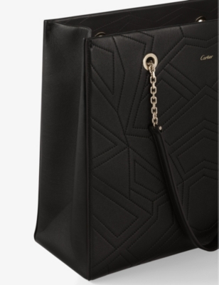 CARTIER: Panthère de Cartier leather tote bag