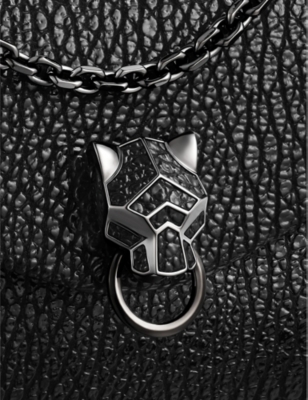 CARTIER: Panthere de Cartier Chain mini leather shoulder bag