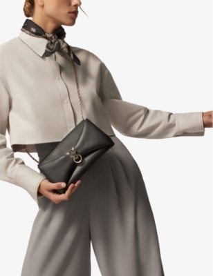 CARTIER: Panthère de Cartier chain-strap leather pouch