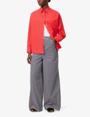 LMND: Chiara long-sleeve classic cotton shirt