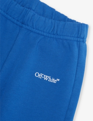 OFF-WHITE C/O VIRGIL ABLOH: Bookish logo-print cotton-jersey jogging bottoms 6-36 months