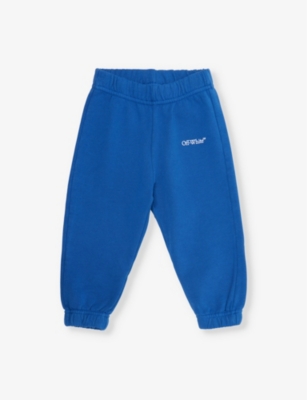 OFF-WHITE C/O VIRGIL ABLOH: Bookish logo-print cotton-jersey jogging bottoms 6-36 months