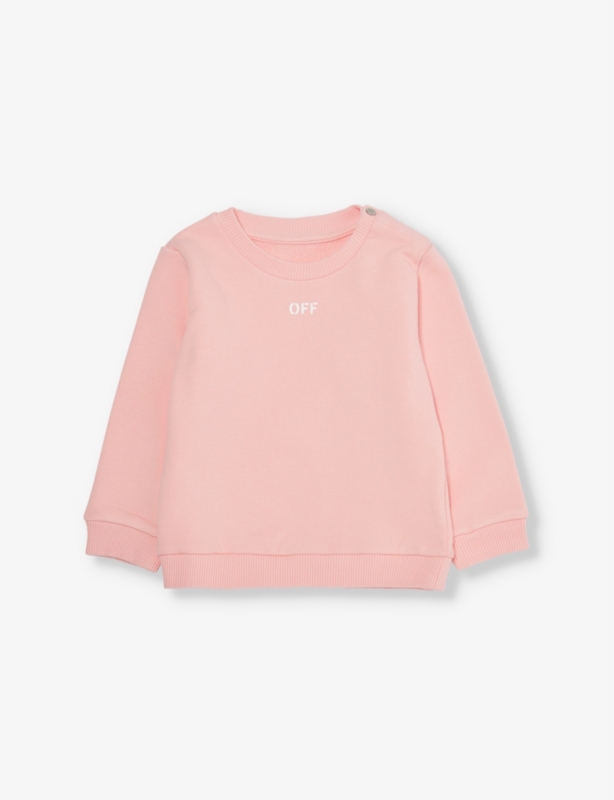 Stamp logo-print cotton-jersey sweatshirt 6-36 months