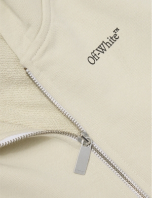 OFF-WHITE C/O VIRGIL ABLOH: Bookish Flap-Pockets Cotton-Jersey Hoody 10-12 Years