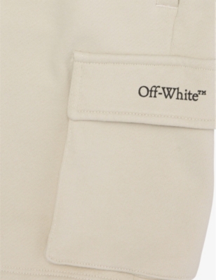 OFF-WHITE C/O VIRGIL ABLOH: Bookish Multi-Pockets Cotton-Jersey Shorts 8-12 Years