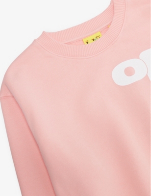 OFF-WHITE C/O VIRGIL ABLOH: Type Graphic long-sleeve cotton-jersey sweatshirt 4-12+ years