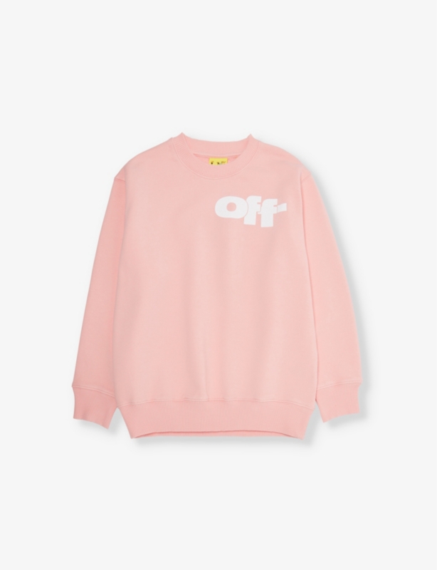 Type Graphic long-sleeve cotton-jersey sweatshirt 4-12+ years