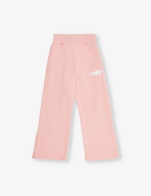 OFF-WHITE C/O VIRGIL ABLOH: Type wide-leg cotton-jersey jogging bottoms 4-12+ years