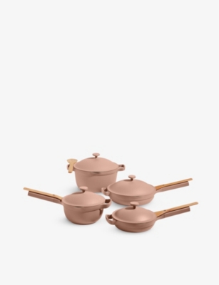 OUR PLACE SPICE COOKWARE FOUR-PIECE ALUMINIUM SET 