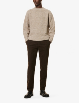SUNSPEL: Shetland brushed relaxed-fit wool jumper
