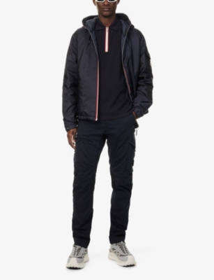 Evettes Hooded Relaxed-Fit Shell-Down Jacket