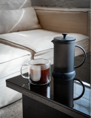JOY RESOLVE BLACK PRESS AND POUR BOROSILICATE-GLASS CAFETIÈRE 1000ML 