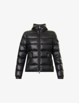 Black womens moncler coat on sale