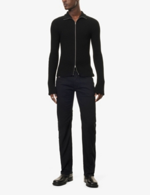 Diesel Larkee Straight Leg Jeans In 008 - Black/denim