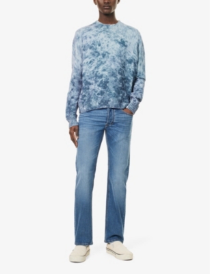 Diesel Mens  1985 Larkee Five-pockets Straight-leg Regular-fit Stretch-denim Jeans In 900 - Denim