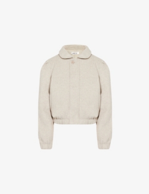PEACHY DEN: Clara wool-blend jacket