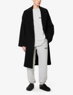 FEAR OF GOD ESSENTIALS: Crew-neck logo-embroidered cotton-jersey T-shirt