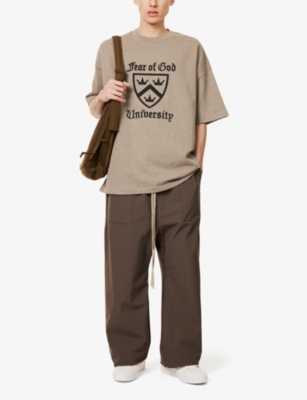 FEAR OF GOD ESSENTIALS: Heavy crew-neck cotton-jersey T-shirt