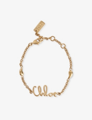 CHLOE: Iconic brass bracelet