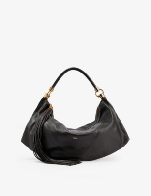 CHLOE: Foulard Hobo leather shoulder bag