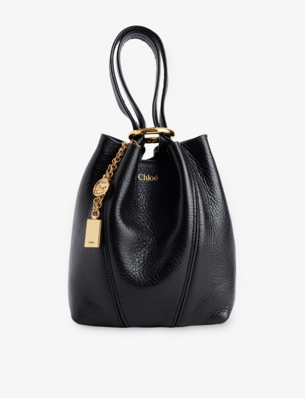 Spin large leather tote bag