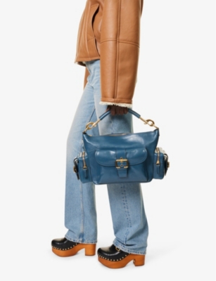 CHLOE: Camera medium leather shoulder bag