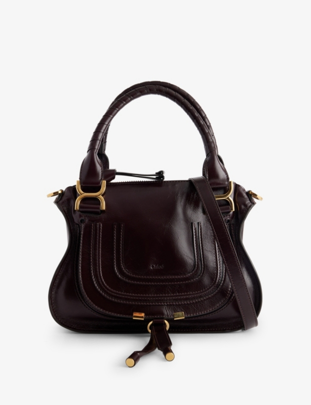 Marcie small leather shoulder bag