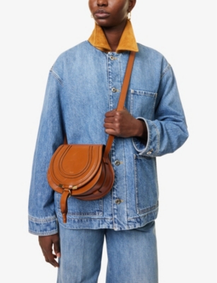 CHLOE: Marcie small leather saddle bag