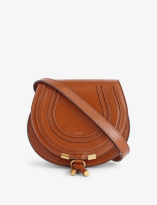CHLOE: Marcie small leather saddle bag
