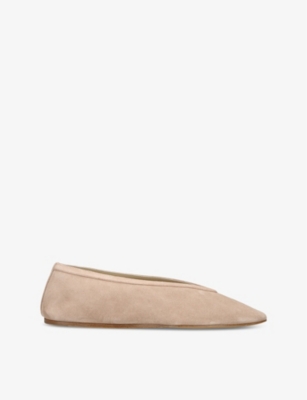 LE MONDE BERYL: Luna pointed-toe suede pumps