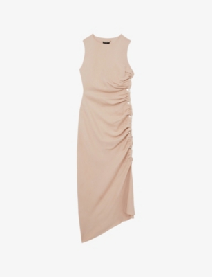 Reiss Womens  X Atelier Brooke Rope-cord Stretch-jersey Maxi Dress Neutral In Neutral