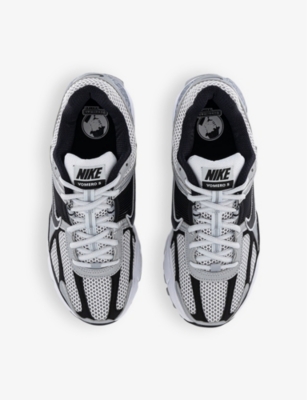 NIKE: Zoom Vomero 5 leather and mesh low-top trainers