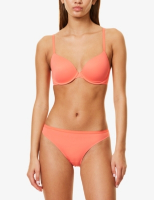 Calvin Klein Womens Perfectly Fit Balconette Stretch-woven Bra Exquisite Pink In Exquisite Pink