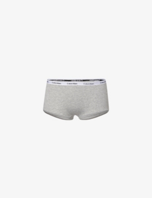 CALVIN KLEIN: Icon Logo Pack of Three Stretch-Cotton Boy Shorts