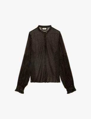 Zadig & Voltaire Tandy Blouse In Noir