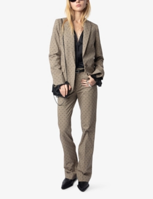 Zadig & Voltaire Valse Blazer In Camel